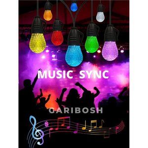Outdoor String Lights 49ft, Led Lights, Patio Lights, String Lights